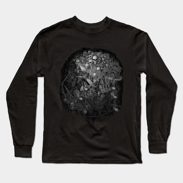 Gravelord Nito Long Sleeve T-Shirt by andrerb